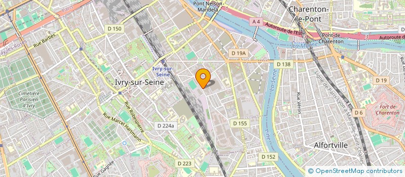 localisation de l'entreprise MASTEP  IVRY-SUR-SEINE