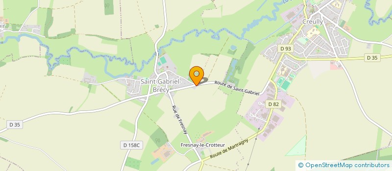 localisation de l'entreprise MASTER 2 I  CREULLY SUR SEULLES