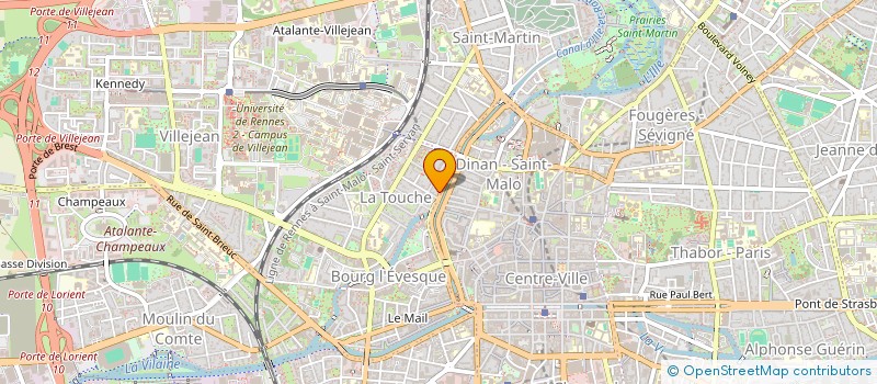 localisation de l'entreprise MASTER  RENNES