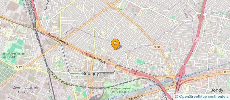 localisation de l'entreprise MASTER  BOBIGNY