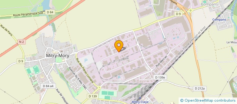 localisation de l'entreprise MASTER AUTO 24  MITRY-MORY