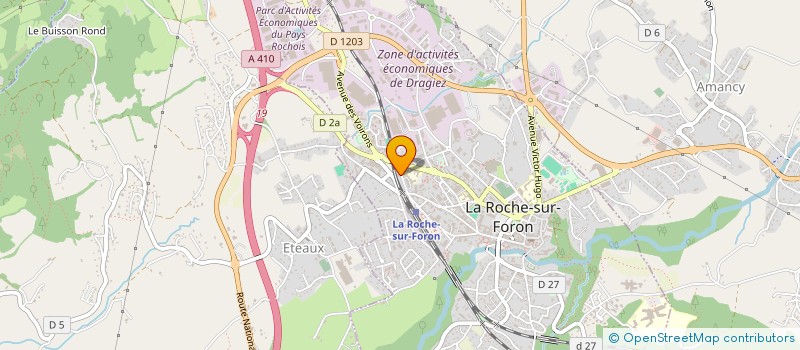 localisation de l'entreprise MASTER AUTO 74 à LA ROCHE-SUR-FORON