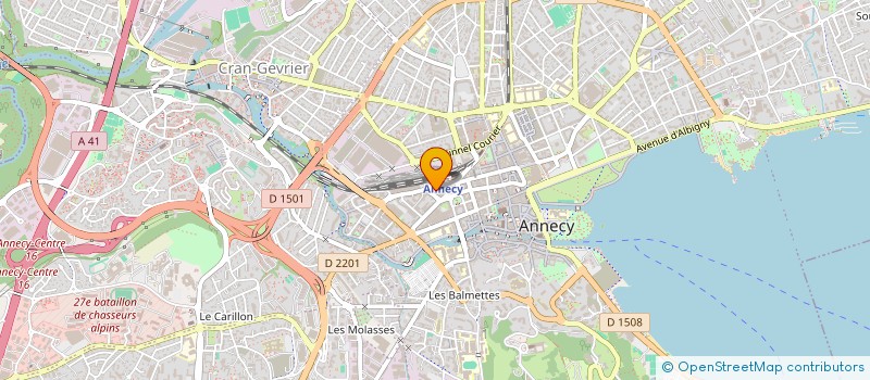 localisation de l'entreprise MASTER CARS 74 à ANNECY