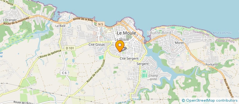 localisation de l'entreprise MASTER CLIM à LE MOULE