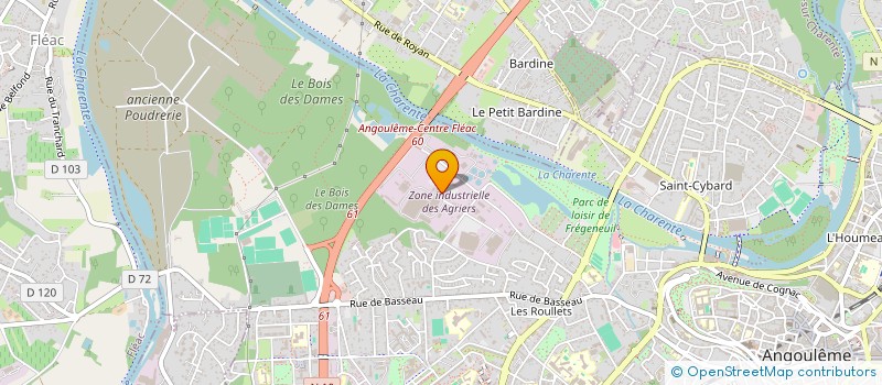 localisation de l'entreprise MASTER COLIS  ANGOULEME