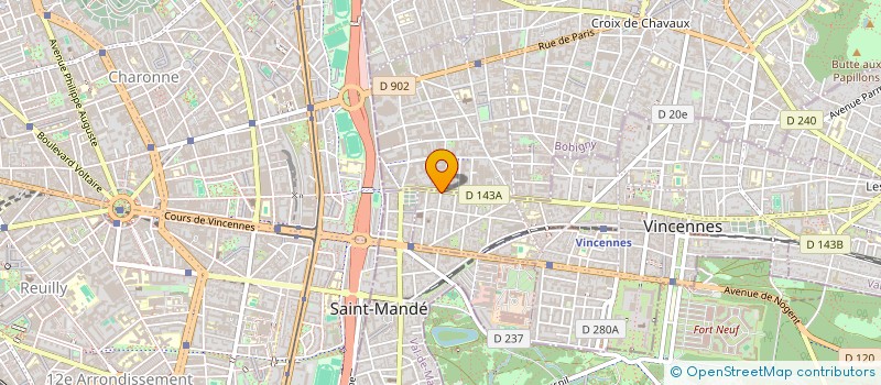 localisation de l'entreprise MASTER CONSULTING à VINCENNES