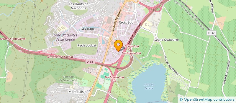 localisation de l'entreprise MASTER CROQ' à NARBONNE