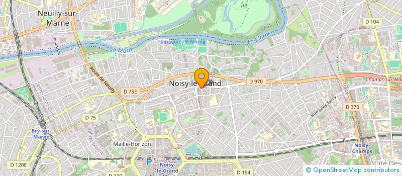 localisation de l'entreprise MASTER DEVELOPMENT  NOISY-LE-GRAND