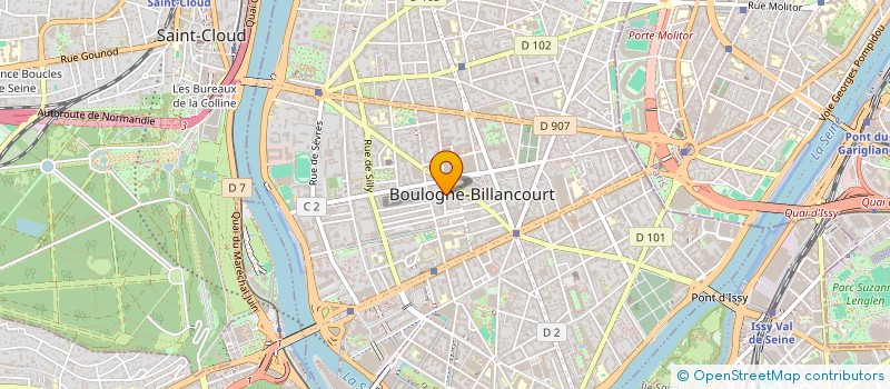 localisation de l'entreprise MASTER DU FILM PUBLICITAIRE à BOULOGNE-BILLANCOURT