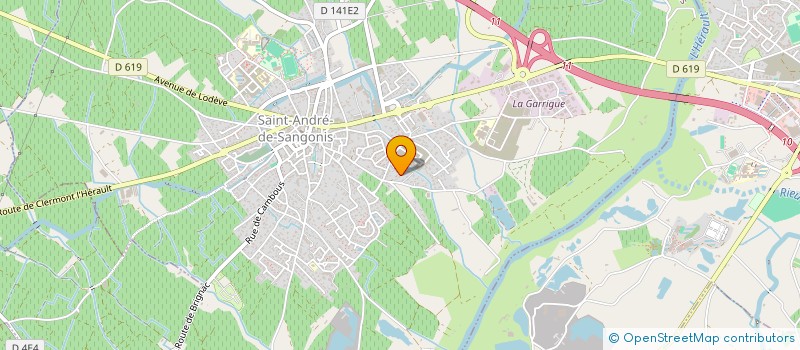 localisation de l'entreprise MASTER FERMETURES  SAINT-ANDRE-DE-SANGONIS