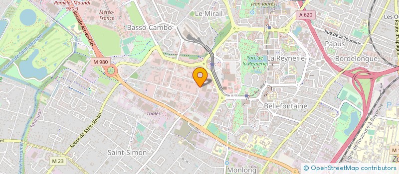 localisation de l'entreprise MASTER FILMS à TOULOUSE