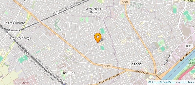 localisation de l'entreprise MASTER FOOD  HOUILLES