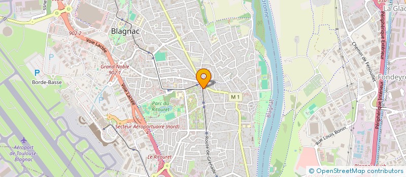 localisation de l'entreprise MASTER FOOD à BLAGNAC