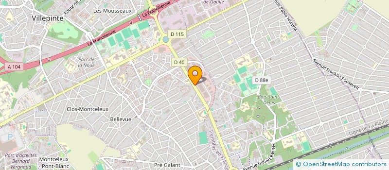 localisation de l'entreprise MASTER FOOD à AULNAY-SOUS-BOIS