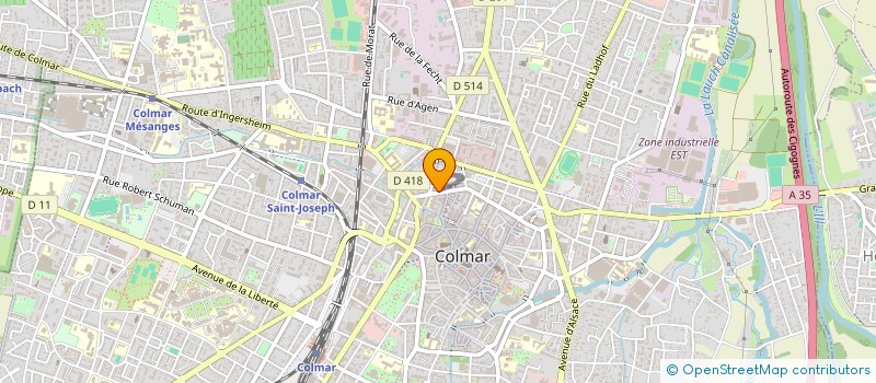 localisation de l'entreprise MASTER FOOD  COLMAR