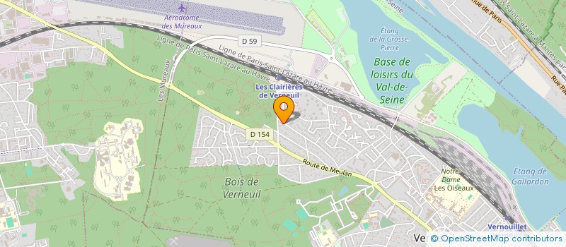 localisation de l'entreprise MASTER HA IMMOBILIER  VERNEUIL-SUR-SEINE