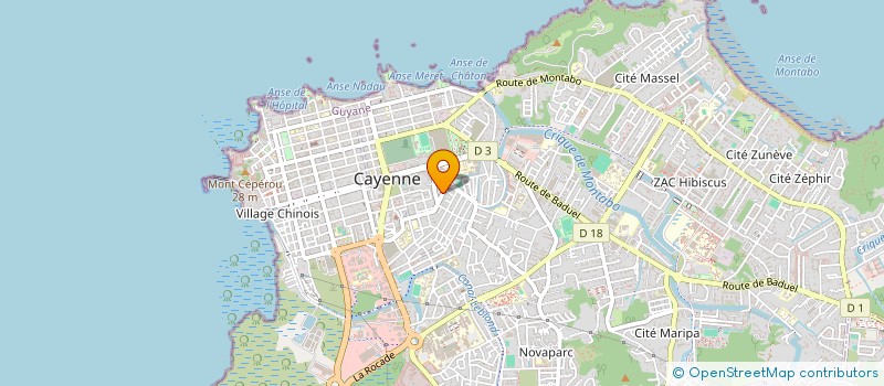 localisation de l'entreprise MASTER HANDBALL  CAYENNE