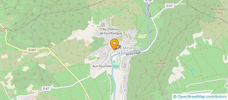 localisation de l'entreprise MASTER IMMO  BIZE-MINERVOIS