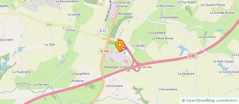 localisation de l'entreprise MASTER INDUSTRIE à CHANVERRIE