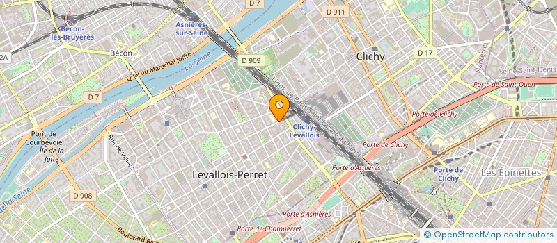 localisation de l'entreprise MASTER LAB à LEVALLOIS-PERRET