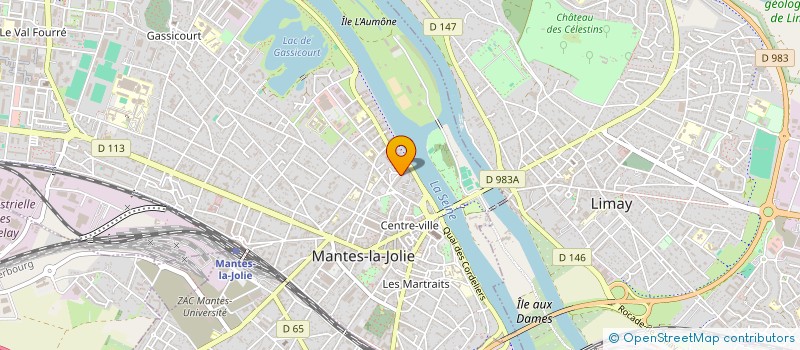 localisation de l'entreprise MASTER LANGUES  MANTES-LA-JOLIE