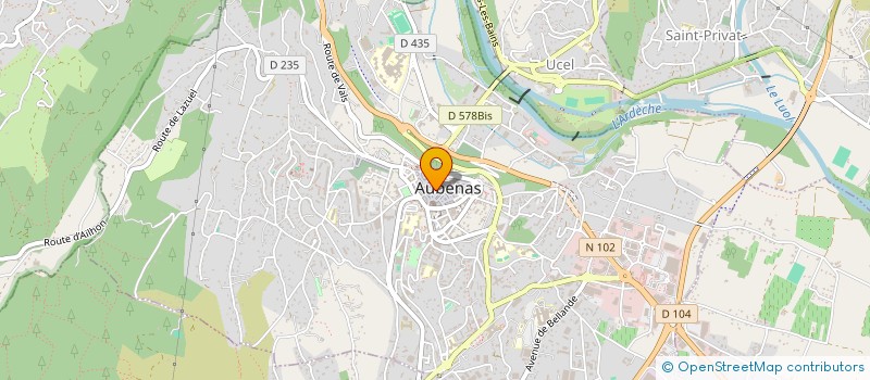localisation de l'entreprise MASTER LIVE à AUBENAS