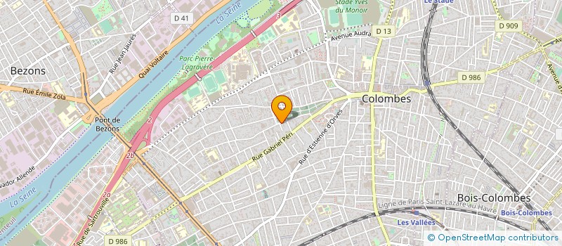 localisation de l'entreprise MASTER LUX à COLOMBES