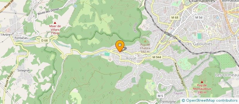 localisation de l'entreprise MASTER MEDIA CLERMONT-FERRAND  ROYAT