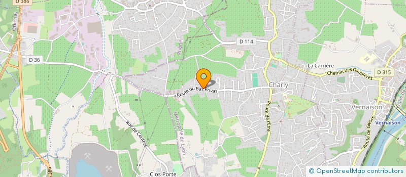 localisation de l'entreprise MASTER N.K.D RHONE  CHARLY