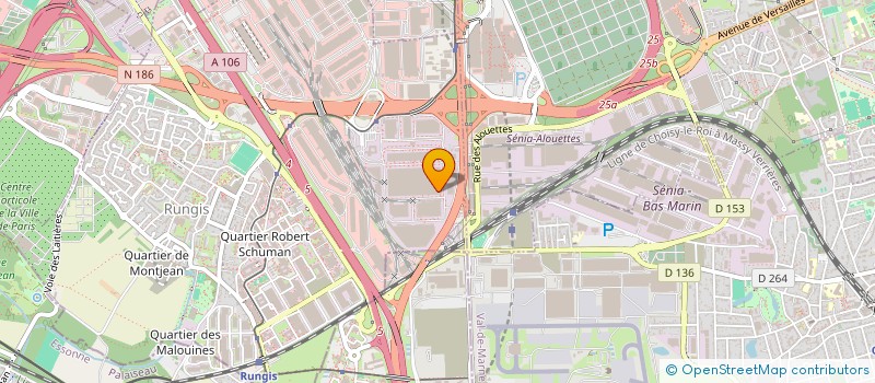 localisation de l'entreprise MASTER ONE à RUNGIS