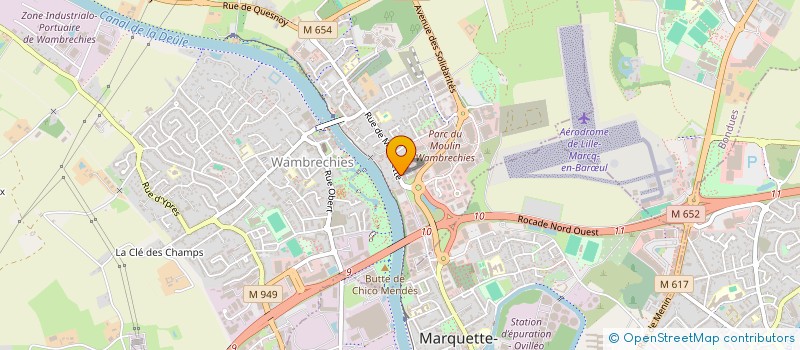 localisation de l'entreprise MASTER PARK 1  WAMBRECHIES