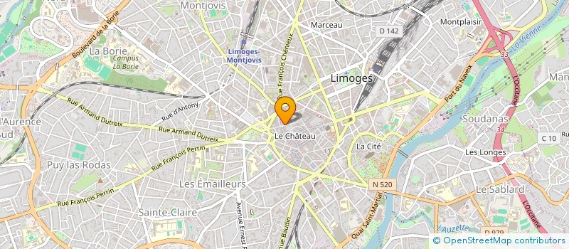 localisation de l'entreprise MASTER POUR UNE ECONOMIE SOCIALE ET SOLIDAIRE à LIMOGES