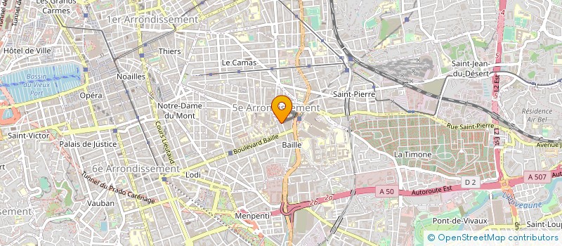 localisation de l'entreprise MASTER PREPA SANTE MARSEILLE à MARSEILLE