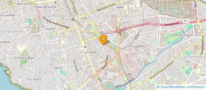 localisation de l'entreprise MASTER PRO VAPE à MARSEILLE