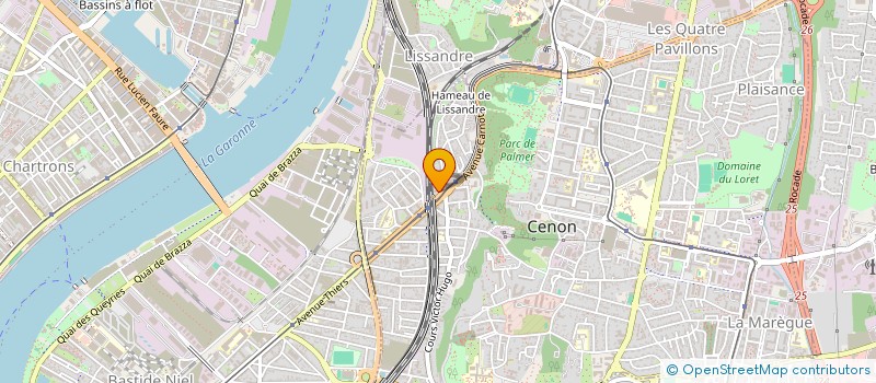 localisation de l'entreprise MASTER ROOF  CENON