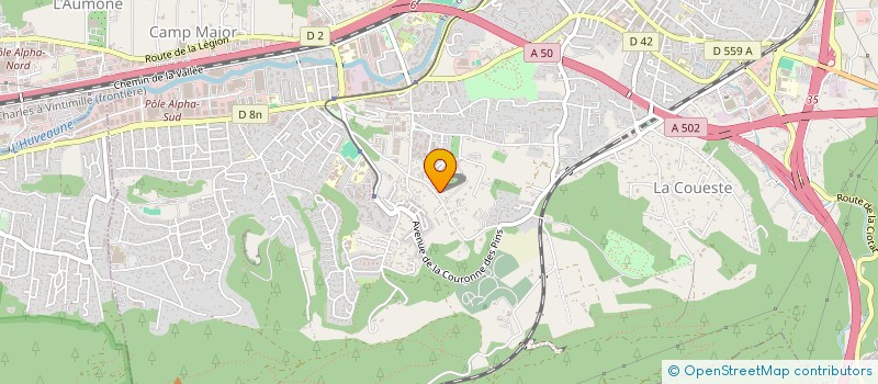 localisation de l'entreprise MASTER SECURITE à AUBAGNE