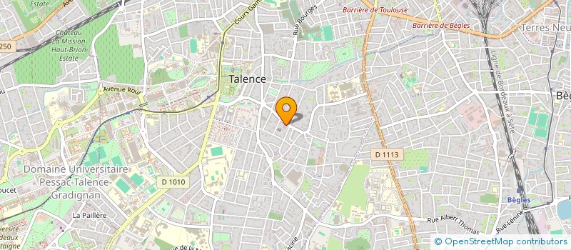 localisation de l'entreprise MASTER SOFT à TALENCE