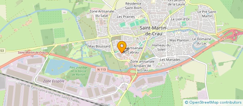 localisation de l'entreprise MASTER SYSTEMES  SAINT-MARTIN-DE-CRAU