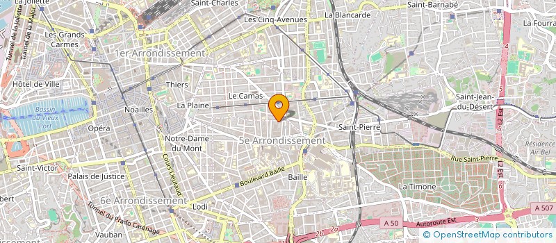 localisation de l'entreprise MASTER TECHNIQUE BATIMENT à MARSEILLE