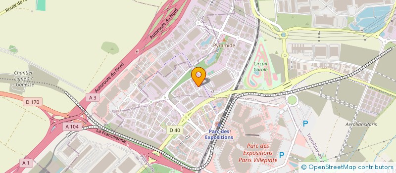 localisation de l'entreprise MASTER TECHNOLOGIE  VILLEJUST