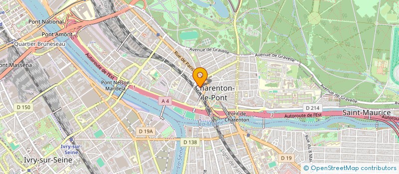 localisation de l'entreprise MASTER VIP  CHARENTON-LE-PONT