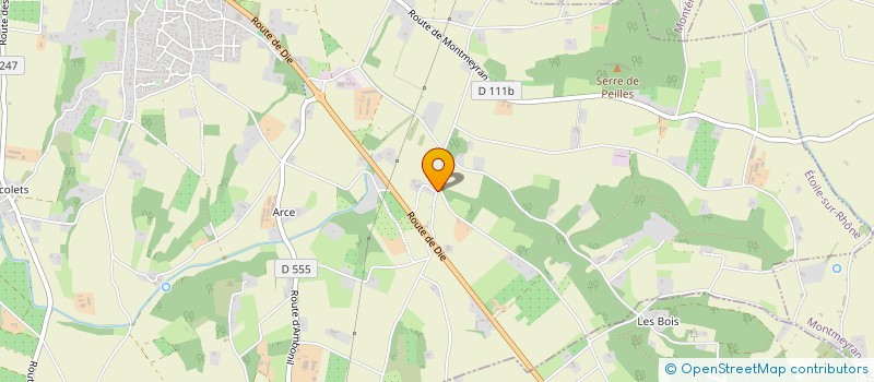 localisation de l'entreprise MASTERBAIN  ETOILE-SUR-RHONE