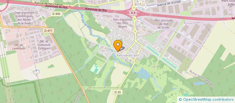 localisation de l'entreprise MASTERBLASTER  FERRIERES-EN-BRIE