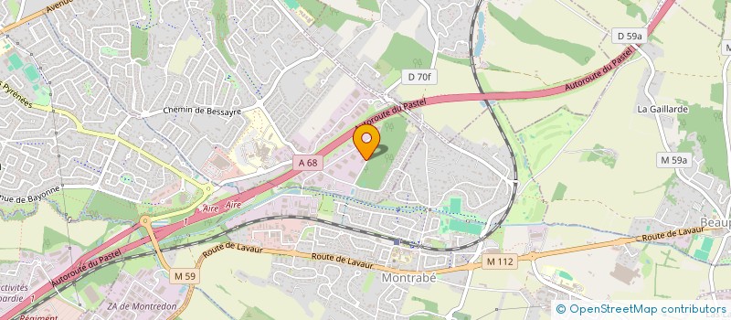 localisation de l'entreprise MASTERFORM  MONTRABE