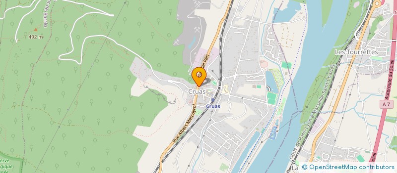 localisation de l'entreprise MASTERKEB'S  CRUAS