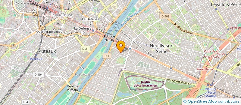 localisation de l'entreprise MASTERLIVE à NEUILLY SUR SEINE