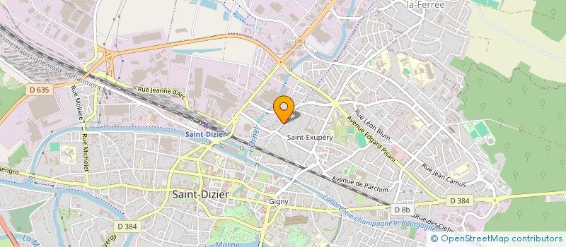 localisation de l'entreprise MASTERS DE L'EST à SAINT-DIZIER