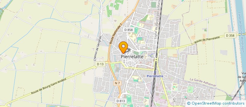 localisation de l'entreprise MASTERS GB FRANCE à PIERRELATTE