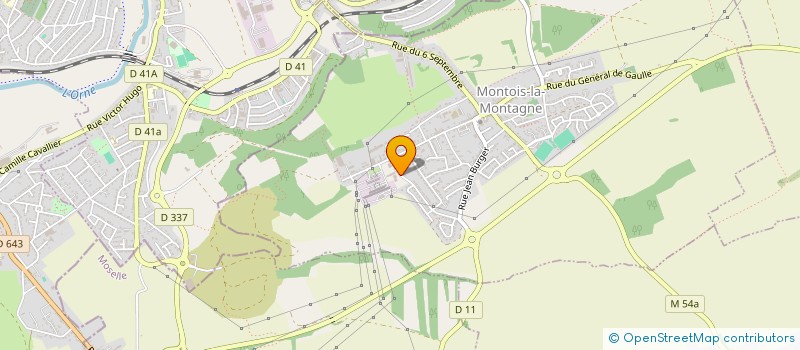 localisation de l'entreprise MASTERS INVESTISSEMENT  MONTOIS-LA-MONTAGNE