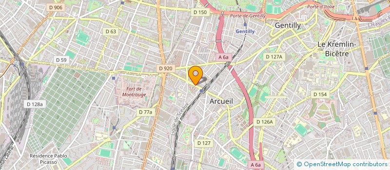 localisation de l'entreprise MASTERWAY  LE PLESSIS-ROBINSON